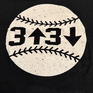 3 Up 3 Down Baseball Tshirt